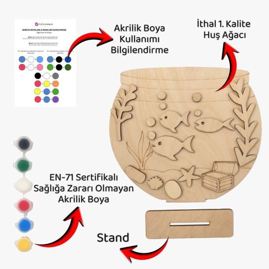 Akvaryum Ahşap Boyama Akvaryum Ahşap Boyama