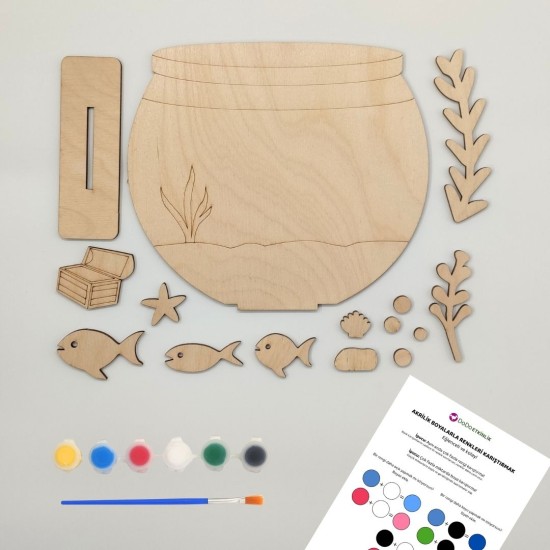 Akvaryum Ahşap Boyama Akvaryum Ahşap Boyama