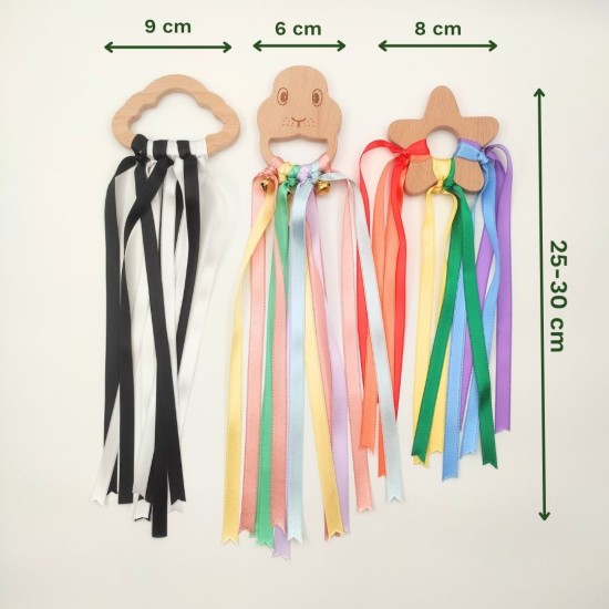 Montessori Duyusal Kurdeleli Halkalar Montessori Duyusal Kurdeleli Halkalar