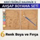 Ahşap Kalemlik Boyama Seti — Kedi Figürlü