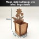 Ahşap Kalemlik Boyama Seti — Çiçek Figürlü