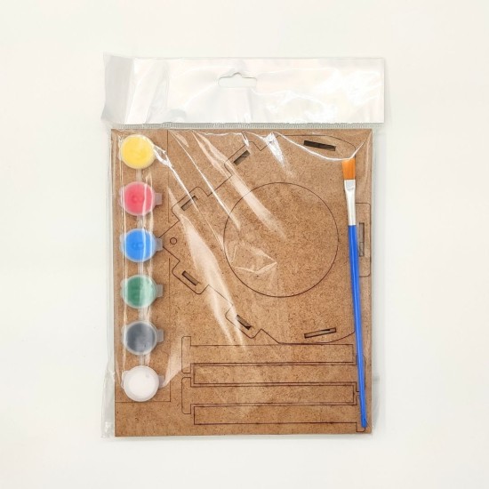 Ahşap Kuş Yuvası Boyama Seti