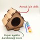 Ahşap Kuş Yuvası Boyama Seti