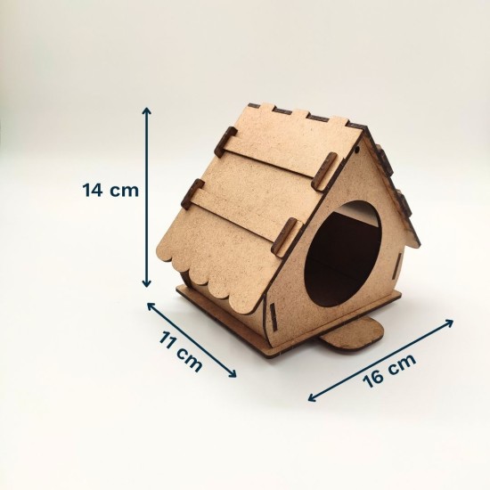 Ahşap Kuş Yuvası Boyama Seti