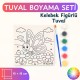 Tuval Boyama Seti — Kelebek Figürlü Tuval Boyama Seti — Kelebek Figürlü