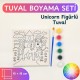 Tuval Boyama Seti — Unicorn Figürlü