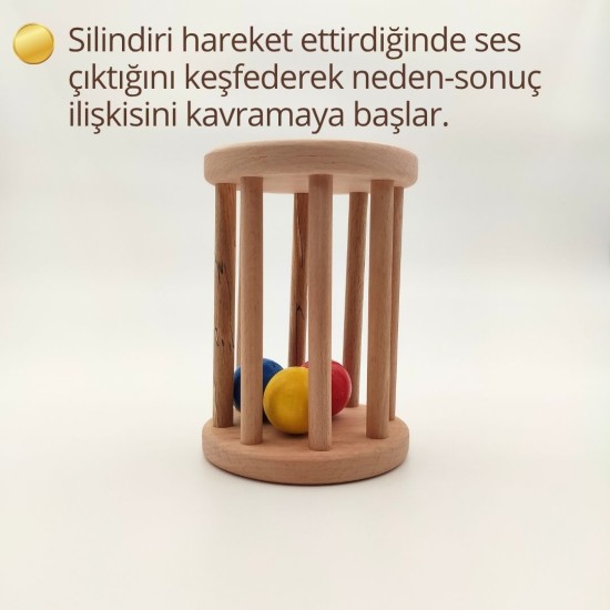 Montessori Silindir Çıngırak
