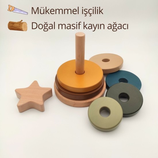 Montessori Disk Kulesi