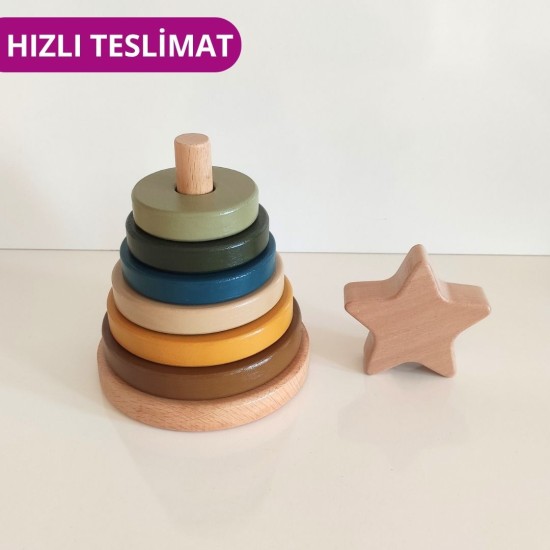 Montessori Disk Kulesi