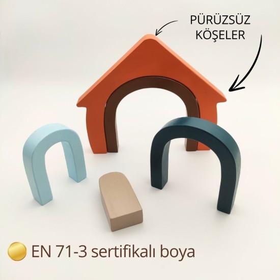 Montessori Ev Yapbozu Montessori Ev Yapbozu