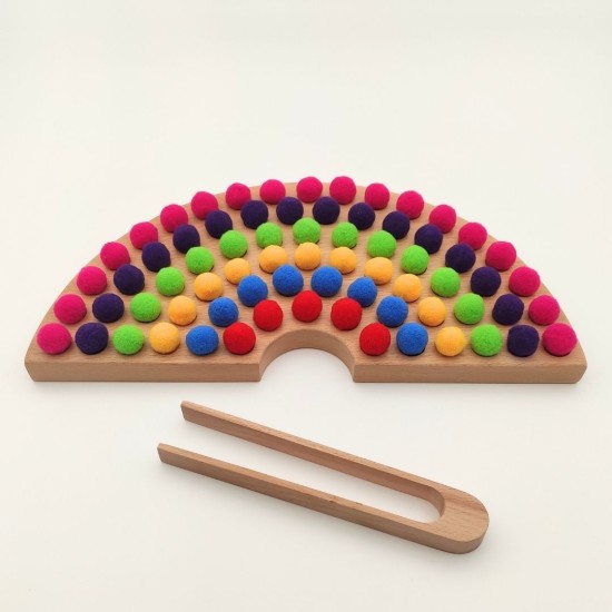 Montessori Gökkuşağı Renk Sıralama Seti Montessori Gökkuşağı Renk Sıralama Seti