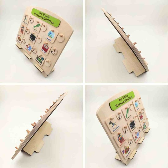 Montessori Günlük Görev Tablosu - SET 1 Montessori Günlük Görev Tablosu - SET 1