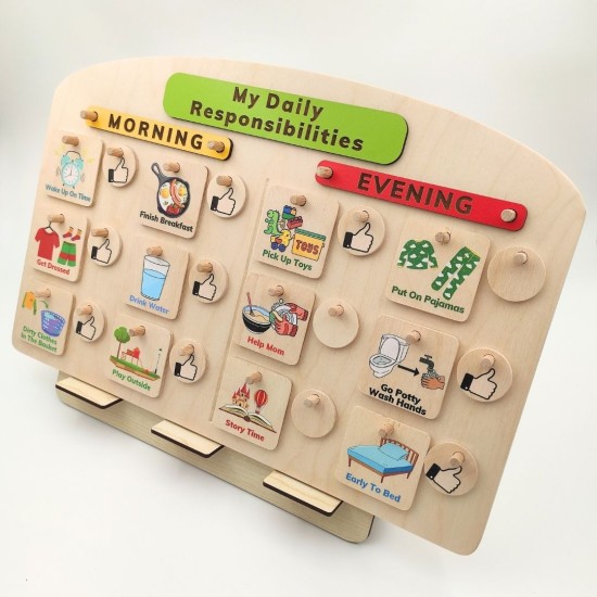 Montessori Günlük Görev Tablosu - SET 3