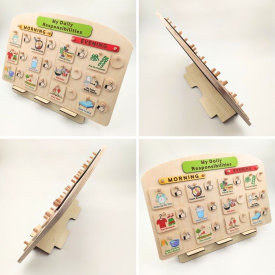 Montessori Günlük Görev Tablosu - SET 3