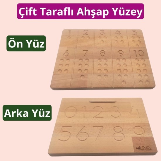 Montessori Sayı Alıştırma Seti 