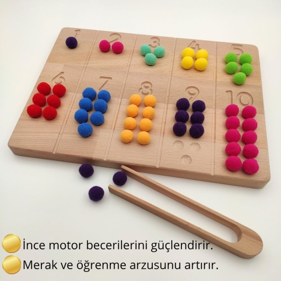 Montessori Sayı Alıştırma Seti 