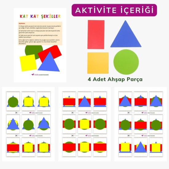 Kat Kat Şekiller Eşleştirme ve Yapılandırma Oyunu Kat Kat Şekiller Eşleştirme ve Yapılandırma Oyunu